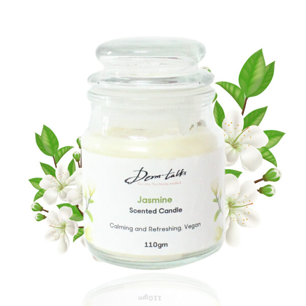 Jasmine Scented Candle for Relaxation - Derm Talks